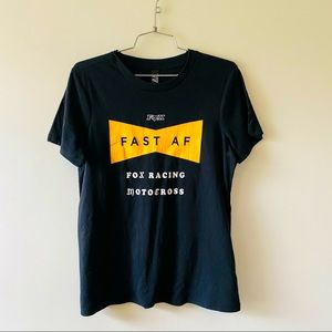 fox womens fast AF tee